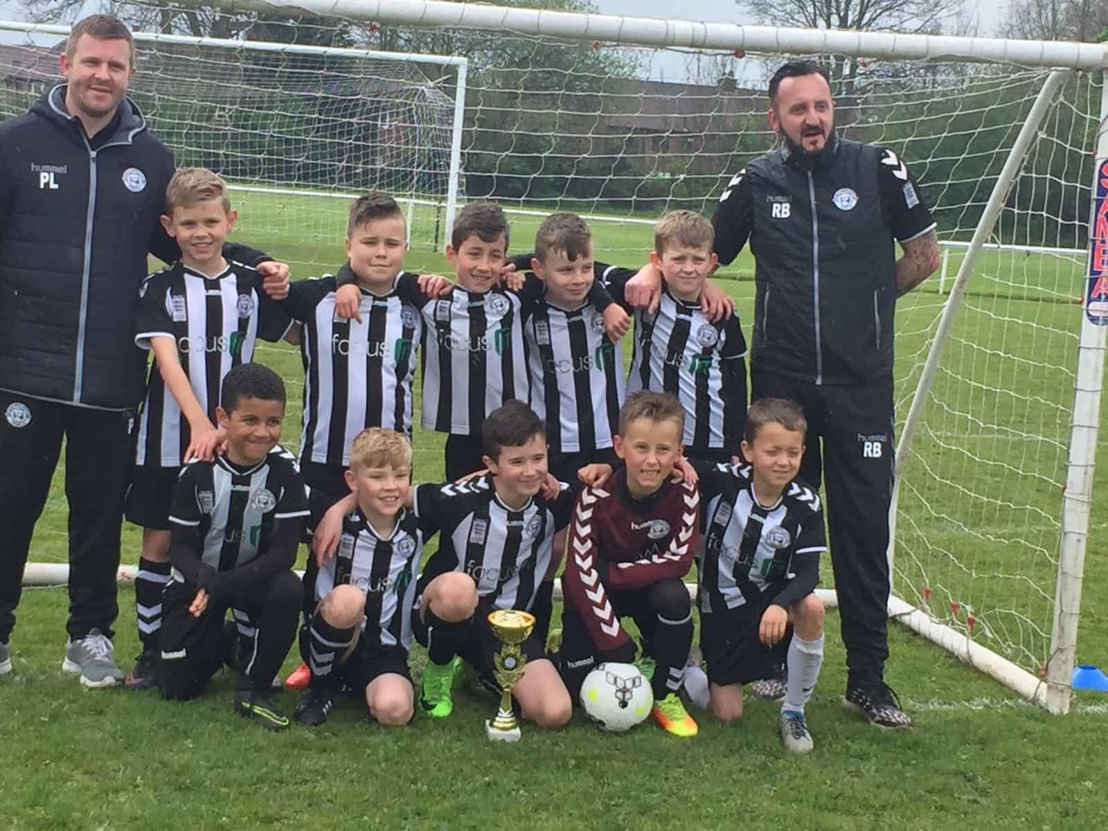 Great Moor Juniors On Ball Boy Duties On Saturday Stockport County