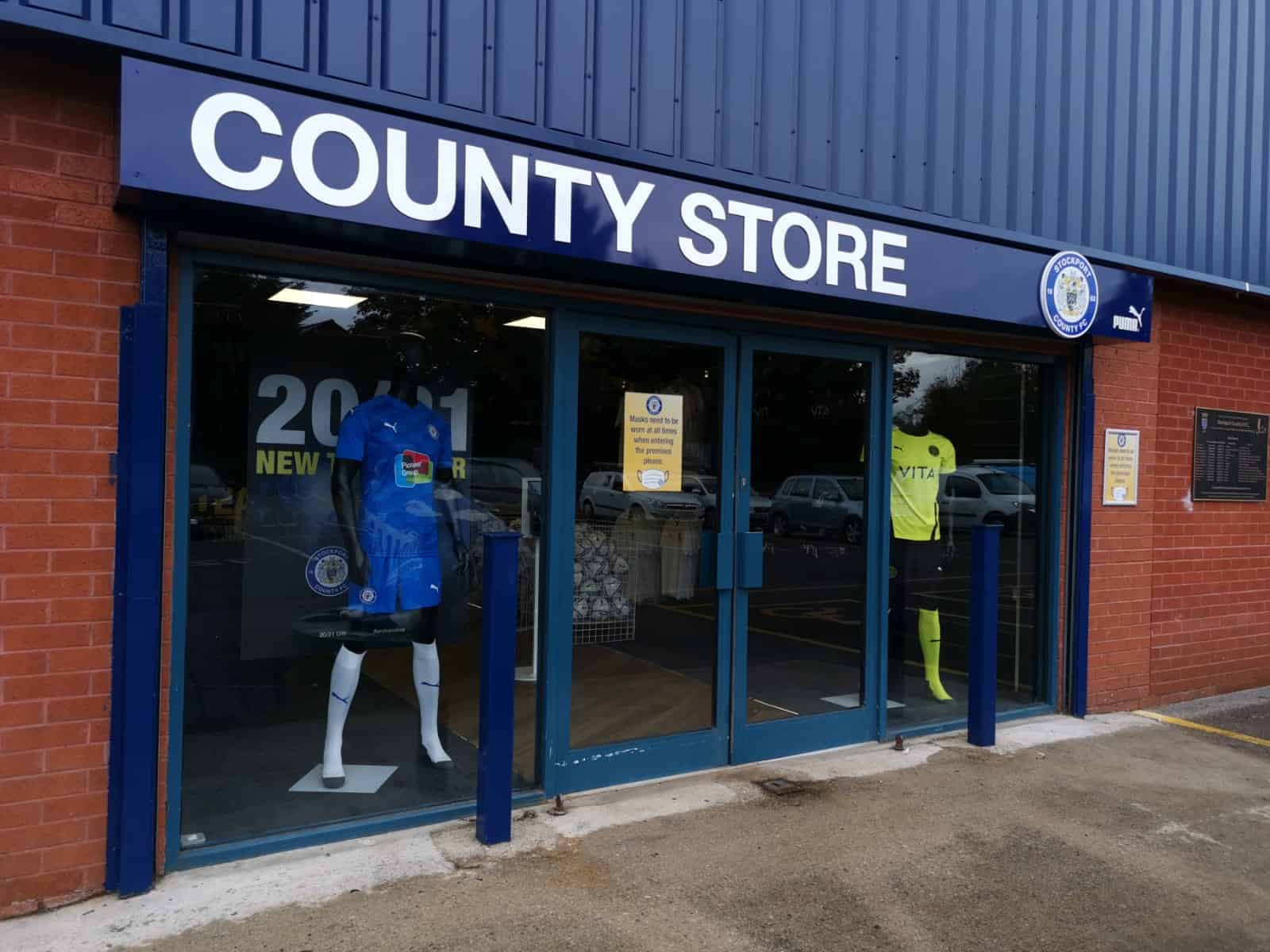 Club Shop Christmas opening times  Stockport County